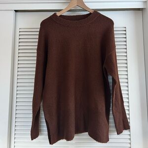 Lulu's Cozy Brown Sweater